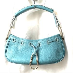 Bcbgirls blue leather handbag